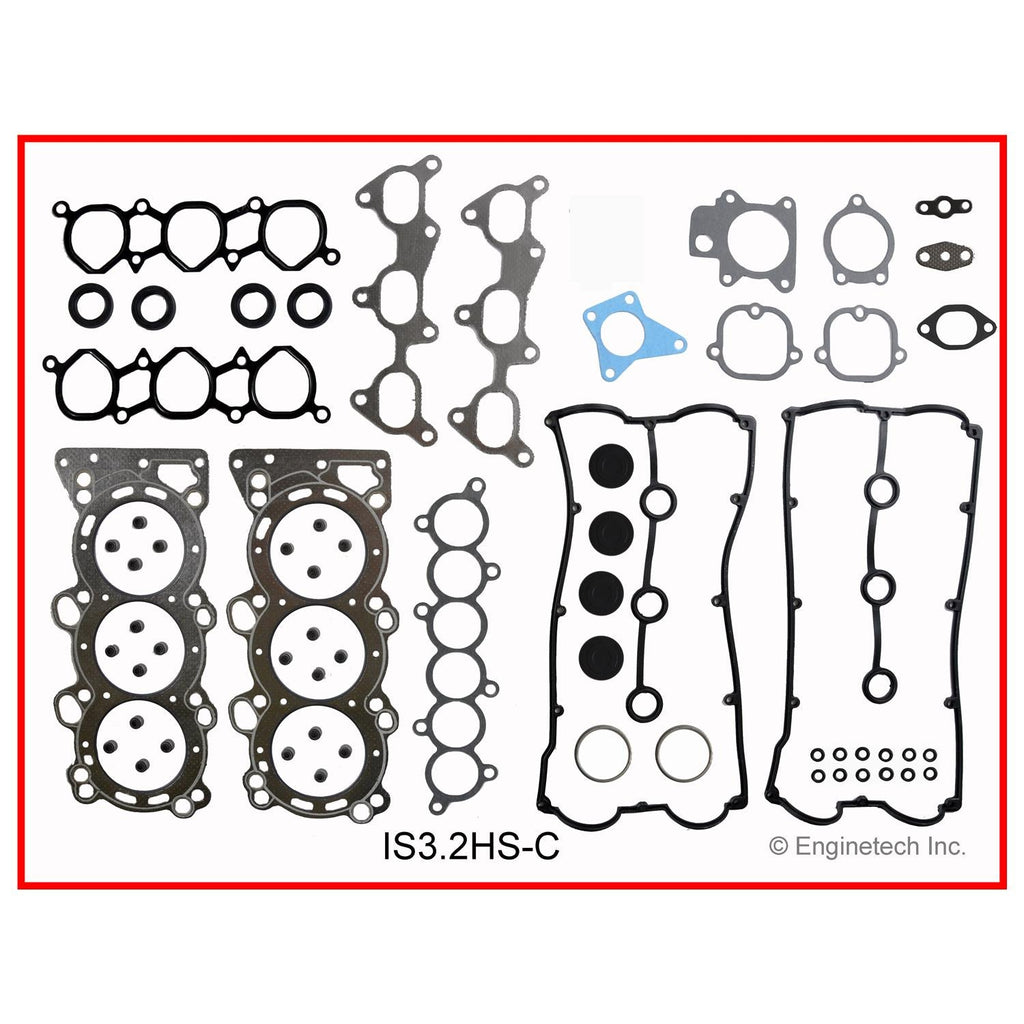Enginetech IS3.2HS-C Engine Cylinder Head Gasket Set for Isuzu Trooper (1992-1995)