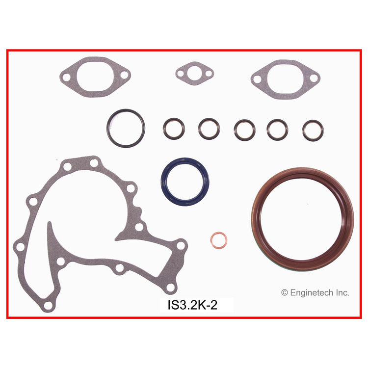 Enginetech IS3.2K-2 Engine Full Gasket Set for Isuzu and Honda Vehicles