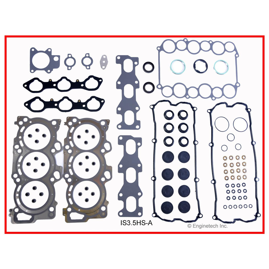 Enginetech IS3.5HS-A Engine Cylinder Head Gasket Set for Isuzu Cars and Trucks