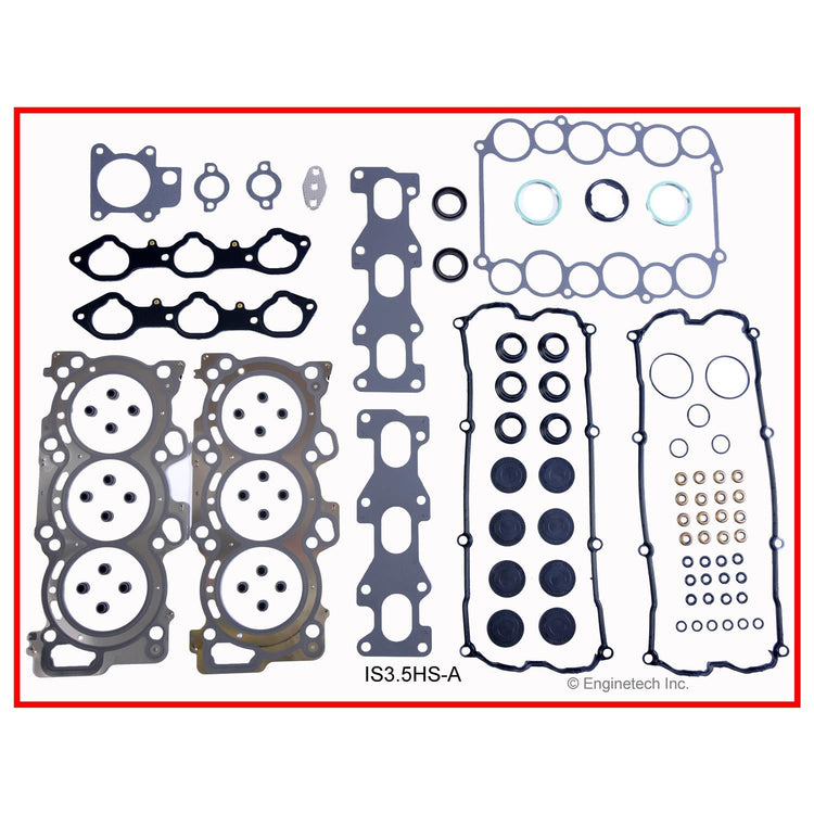 Enginetech IS3.5HS-A Engine Cylinder Head Gasket Set for Isuzu Cars and Trucks
