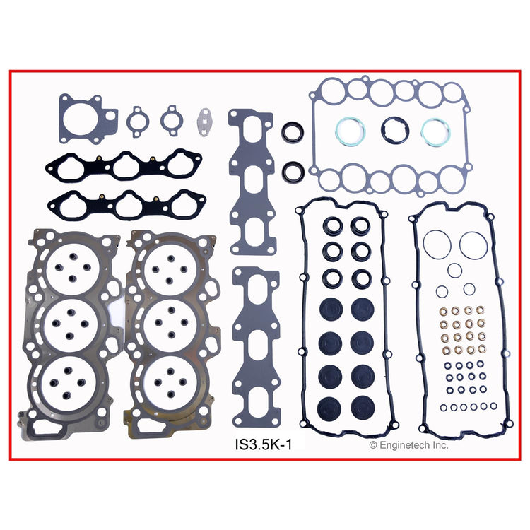 Enginetech IS3.5K-1 Engine Full Gasket Set for Isuzu Cars and Trucks