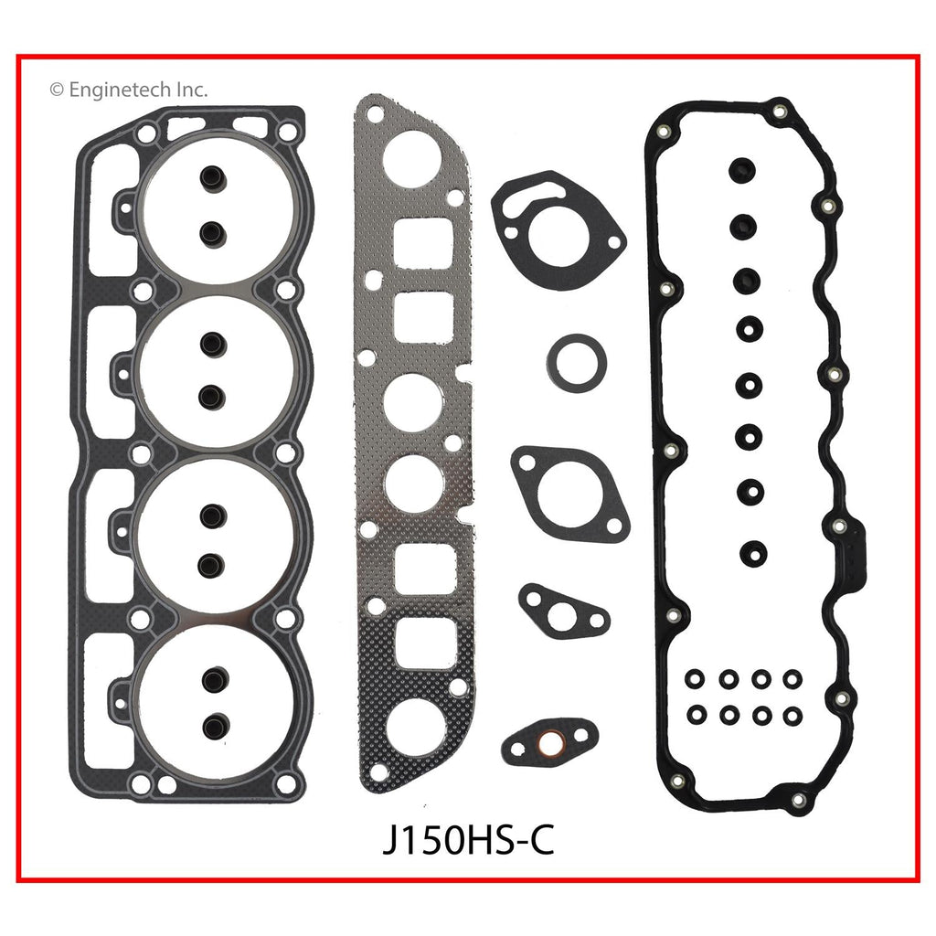 Enginetech J150HS-CWB Engine Cylinder Head Gasket Set for Jeep and Dodge Dakota