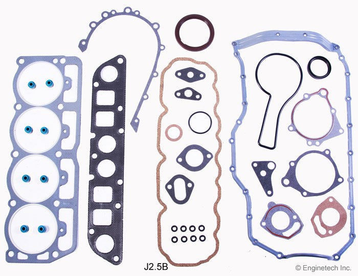 Enginetech J2.5-B Engine Full Gasket Set for Jeep and Dodge Trucks