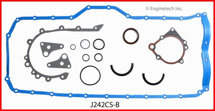 Enginetech J242CS-B Engine Lower End Gasket Set for Jeep Vehicles