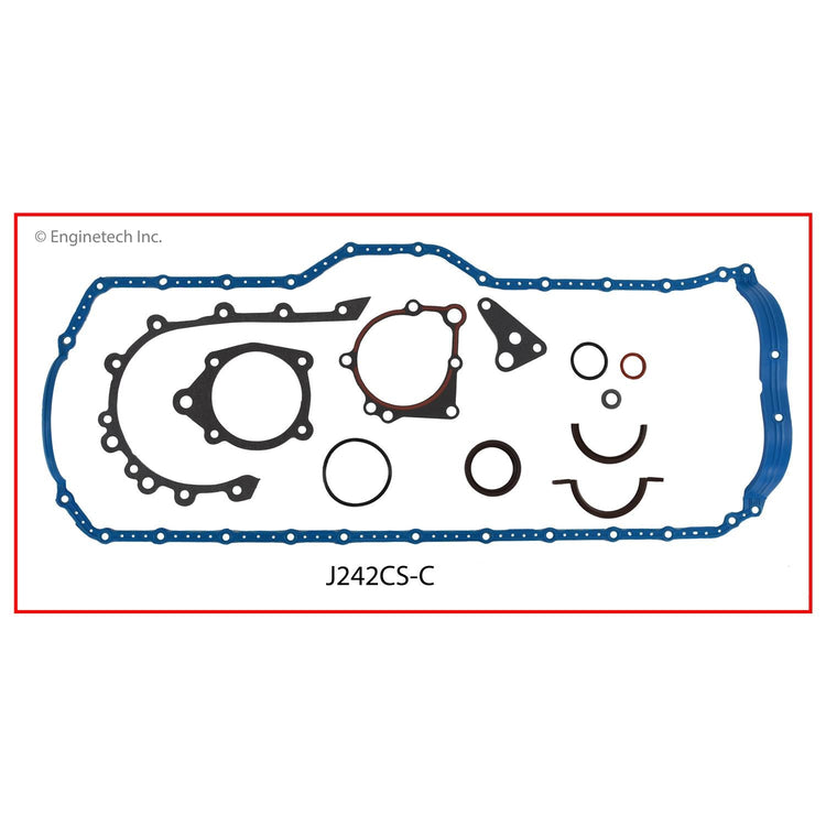 Enginetech J242K-1 Engine Full Gasket Set for Jeep Cherokee, Grand Cherokee, and Wrangler