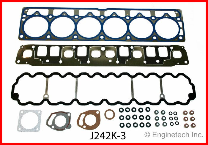 Enginetech J242K-3 Engine Full Gasket Set for Jeep Trucks