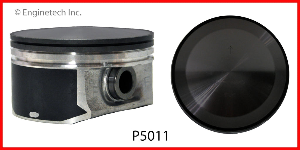 Enginetech K5011(1).75 Engine Single Piston Kit with Separate Ring Stack for Dodge and Chrysler Vehicles