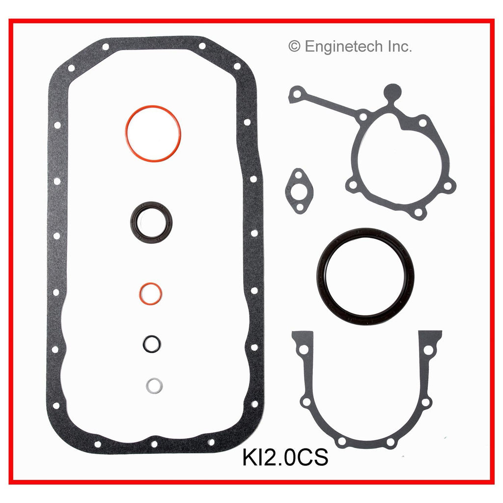 Enginetech KI2.0CS Engine Lower End Gasket Set for Kia Sportage (1995-2002)