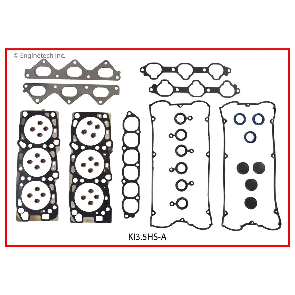 Enginetech KI3.5HS-A Engine Cylinder Head Gasket Set for Kia Sedona & Sorento