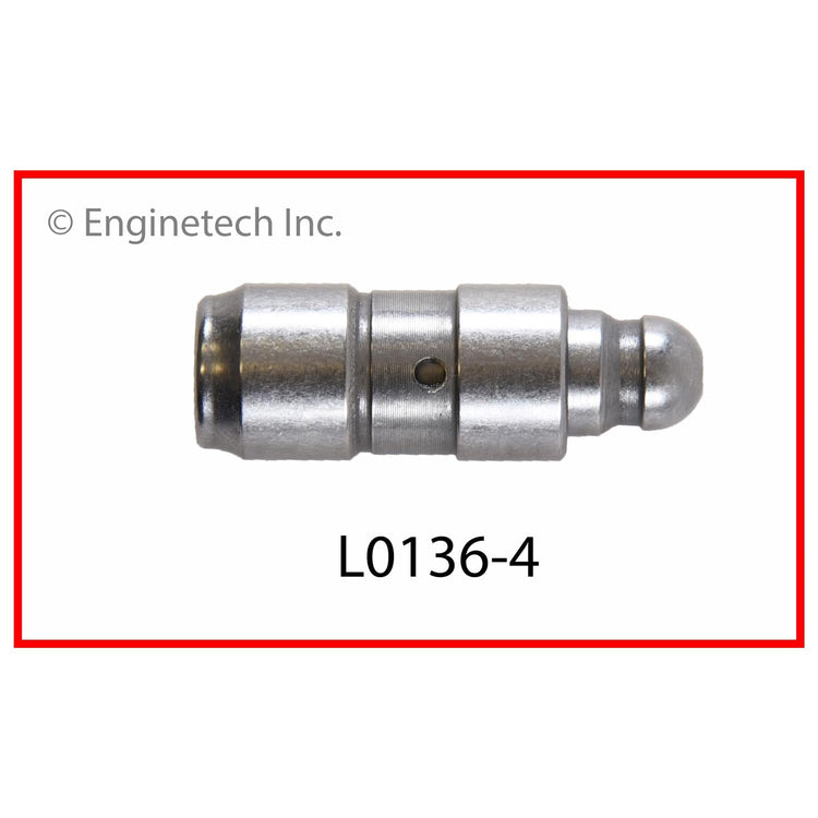 Enginetech L0136-4 Engine Valve Lifter 4 Pack for Chevrolet and Buick Models