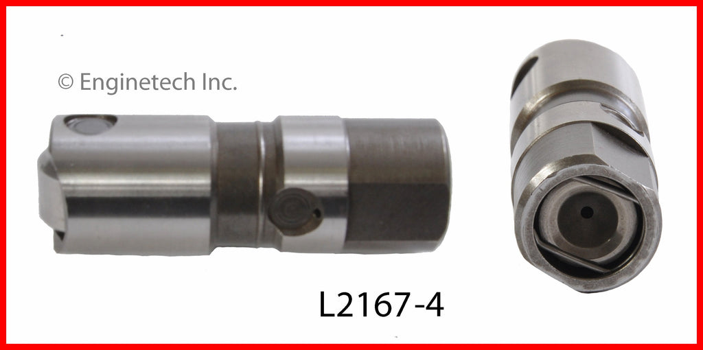 Enginetech L2167-16 Engine Valve Lifter 16 Pack for Chrysler and Dodge Models