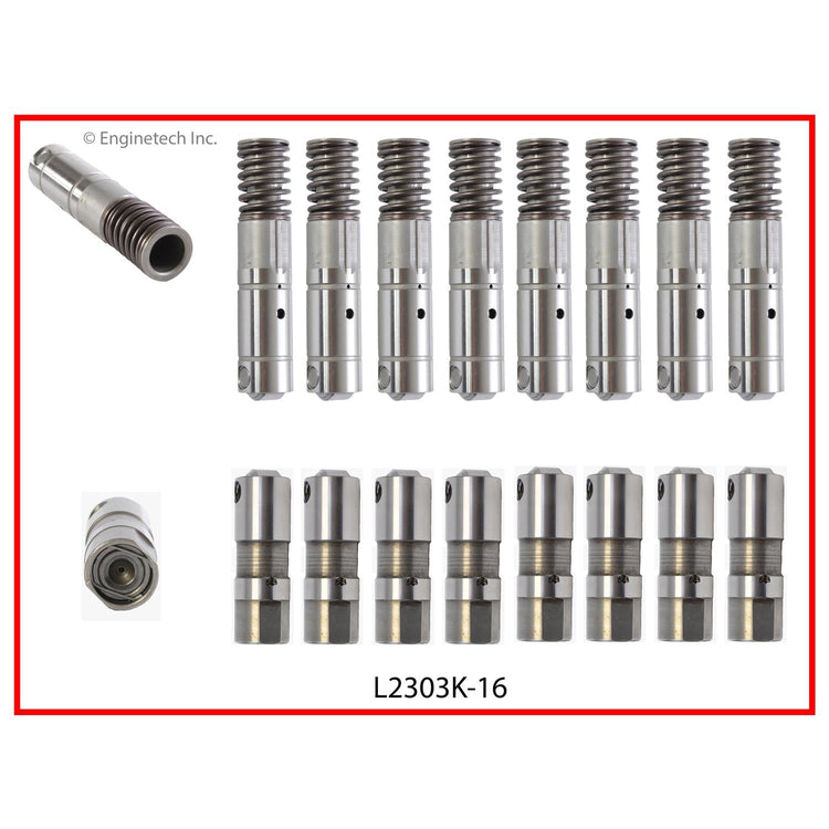 Enginetech Engine Valve Lifter 16 Pack – High-Quality Replacement Part for Engine Performance