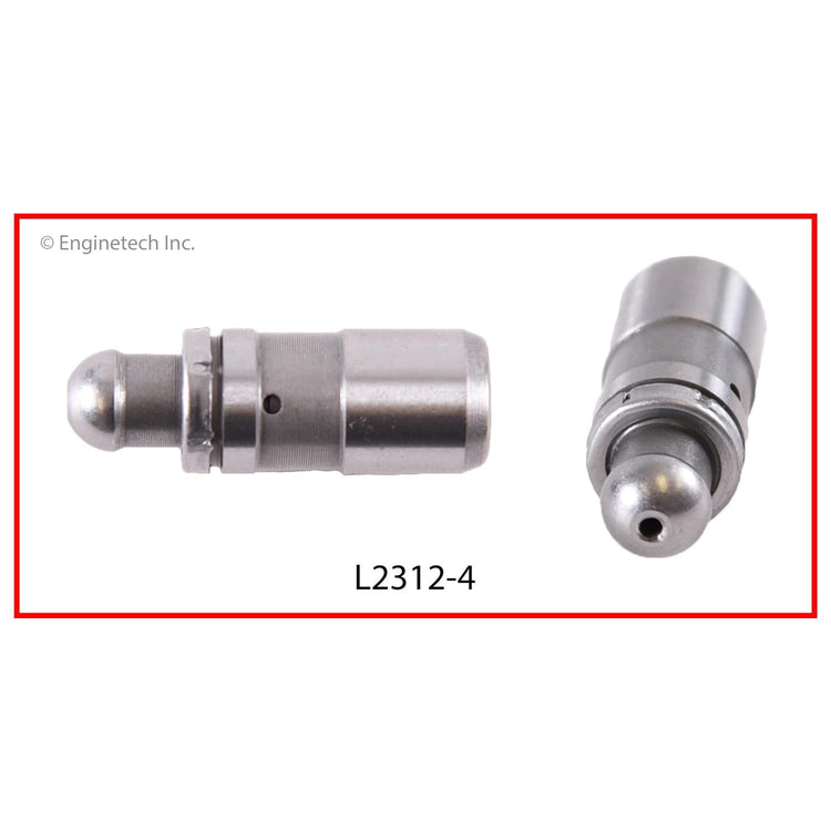 Enginetech Engine Valve Lifter 4 Pack for Hyundai and Kia 2012-2014 Models