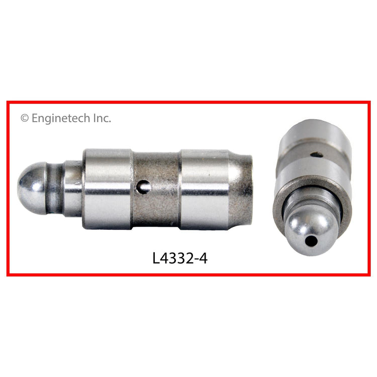 Enginetech Engine Valve Lifter Set – 4 Pack for Domestic and Import Engines