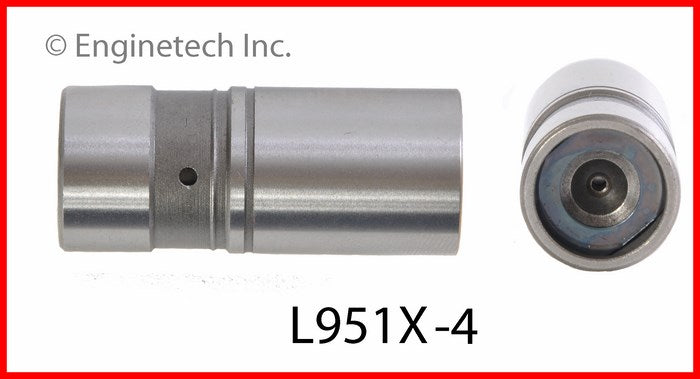 Enginetech Engine Valve Lifter 4 Pack for Classic Pontiac and Oldsmobile Engines