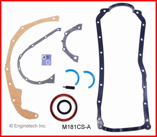 Enginetech M181CS-A Engine Lower End Gasket Set for Mazda Cars and Trucks