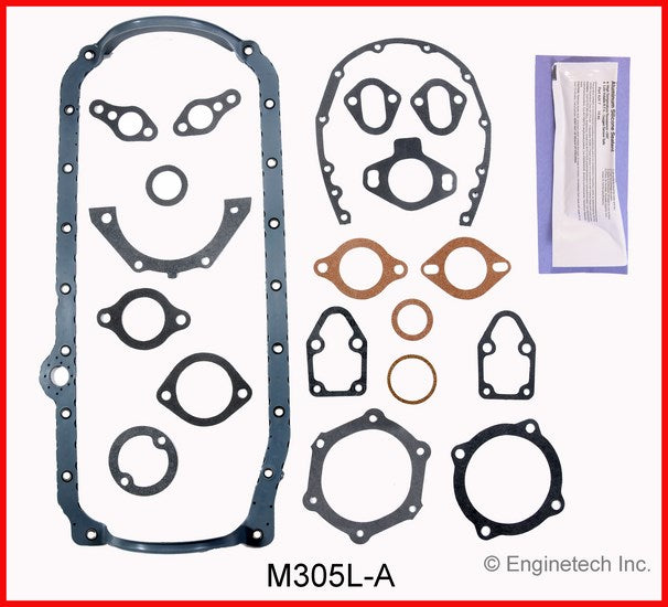 Enginetech M305L-A Marine Engine Full Gasket Set for Rebuilding