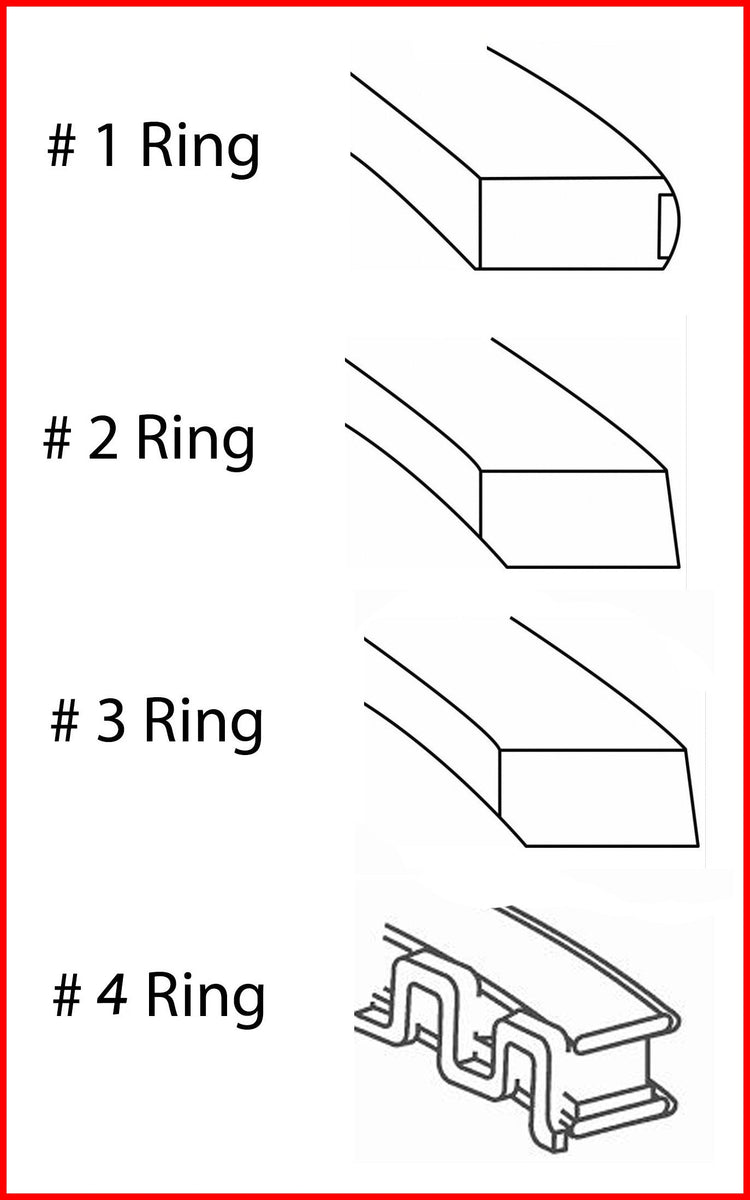 Enginetech M39458-040 Engine Premium Piston Ring Complete Set