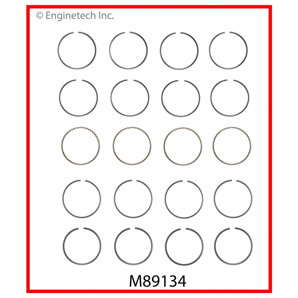 Enginetech M89134-.75 Engine Premium Piston Ring Set for Isuzu Hombre and Buick Century