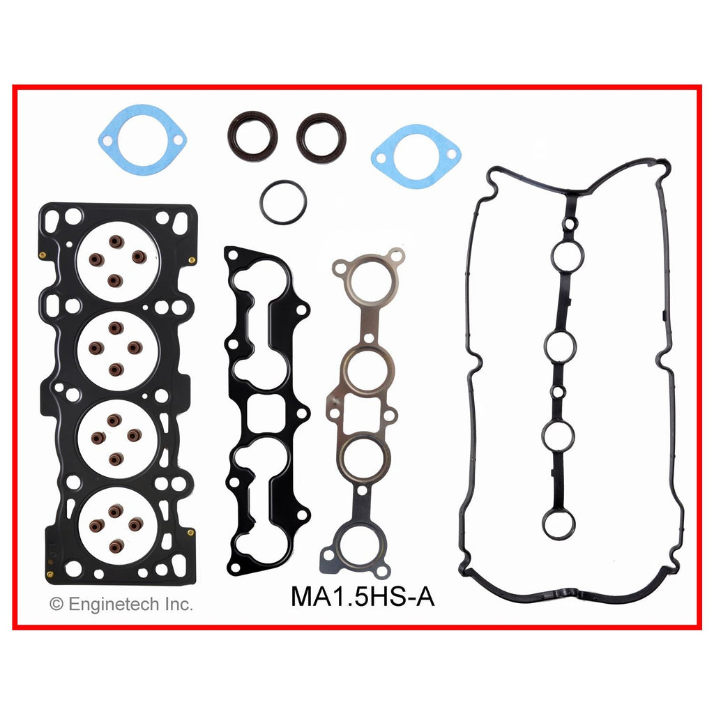 Enginetech Mazda MA1.5HS-AWB Engine Cylinder Head Gasket Set with Head Bolts