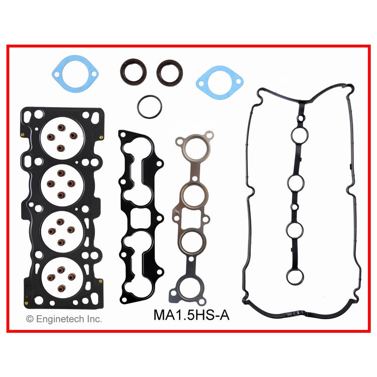 Enginetech Mazda MA1.5HS-AWB Engine Cylinder Head Gasket Set with Head Bolts