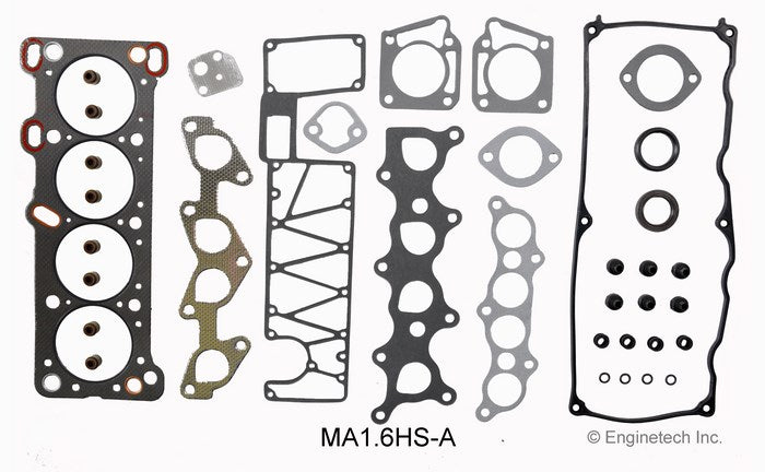 Enginetech MA1.6HS-A Engine Cylinder Head Gasket Set for Mazda 323