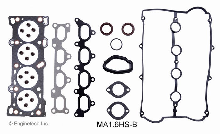 Enginetech MA1.6HS-B Engine Cylinder Head Gasket Set for Mazda and Kia Vehicles