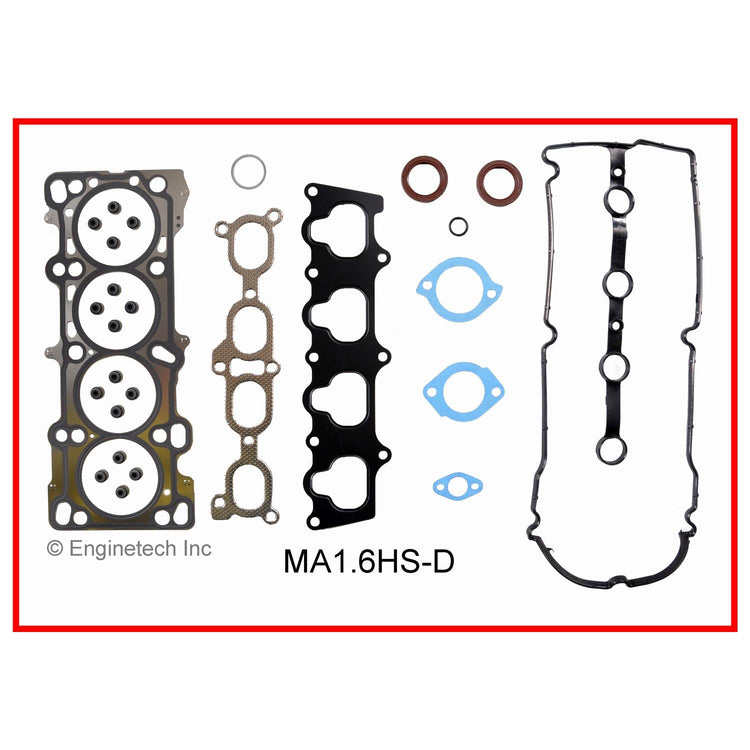 Enginetech MA1.6HS-D Engine Cylinder Head Gasket Set for Mazda Protege