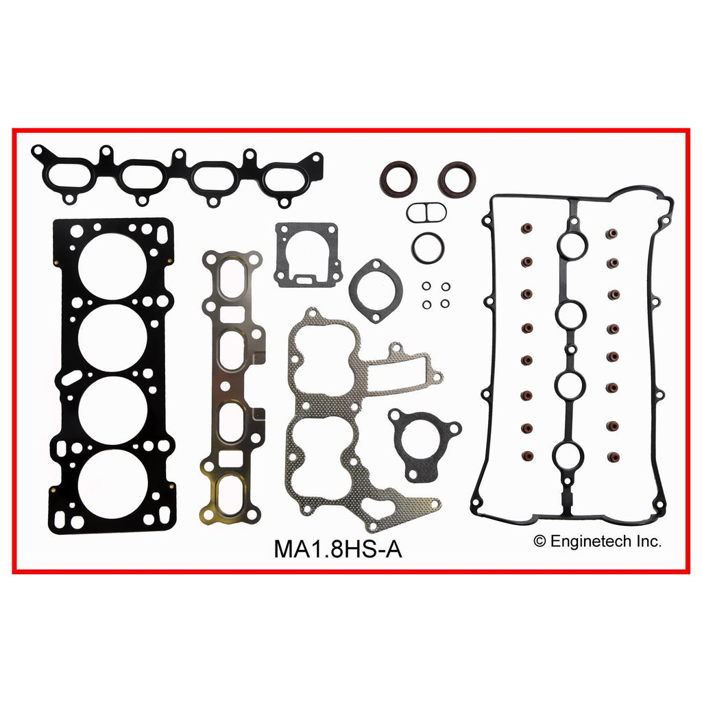 Enginetech MA1.8K-3 Engine Full Gasket Set for Mazda Protege and Miata