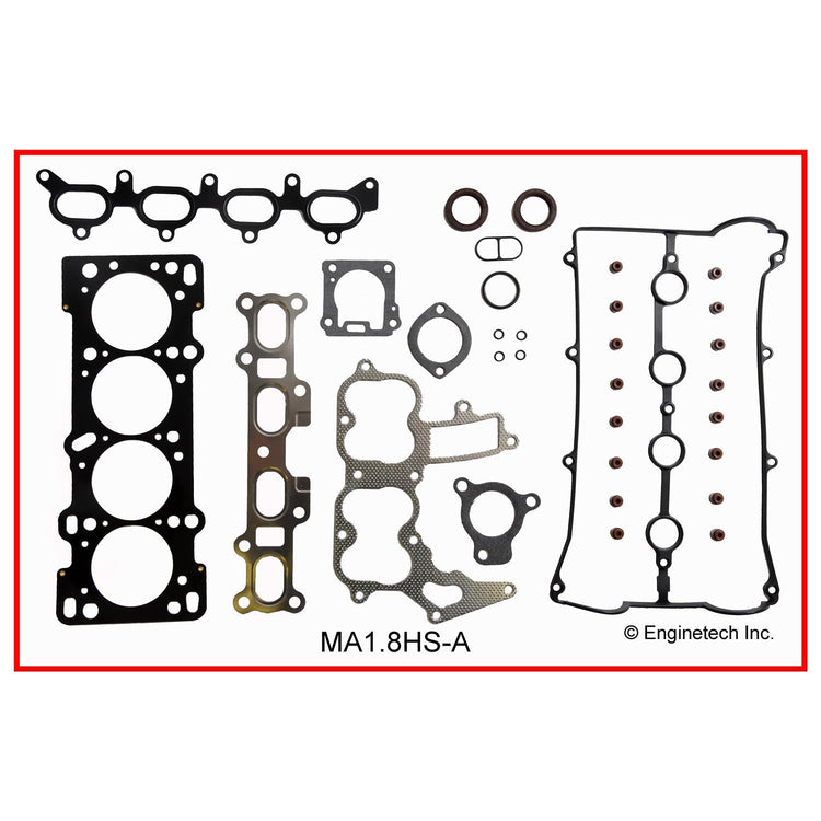 Enginetech MA1.8K-3 Engine Full Gasket Set for Mazda Protege and Miata