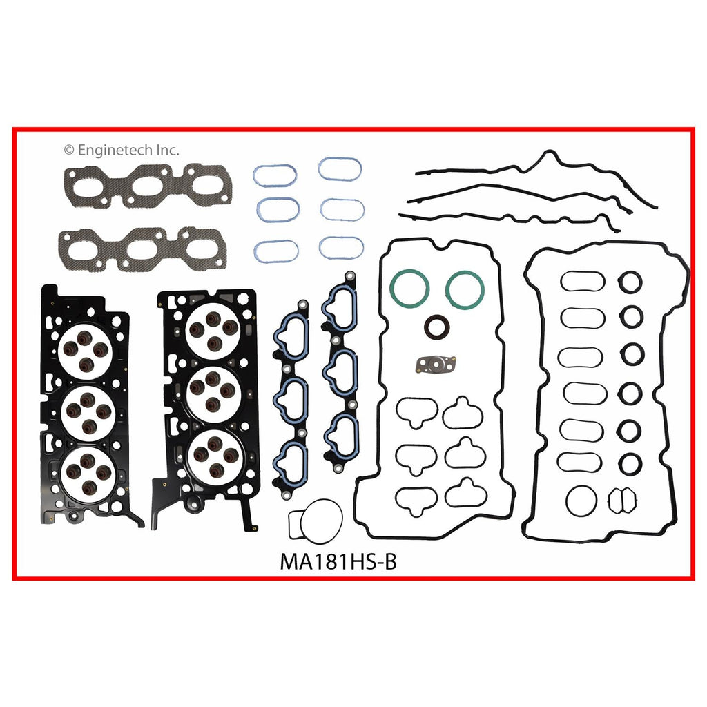 Enginetech MA181HS-BWB Engine Cylinder Head Gasket Set for Mazda 6 (2003-2008)