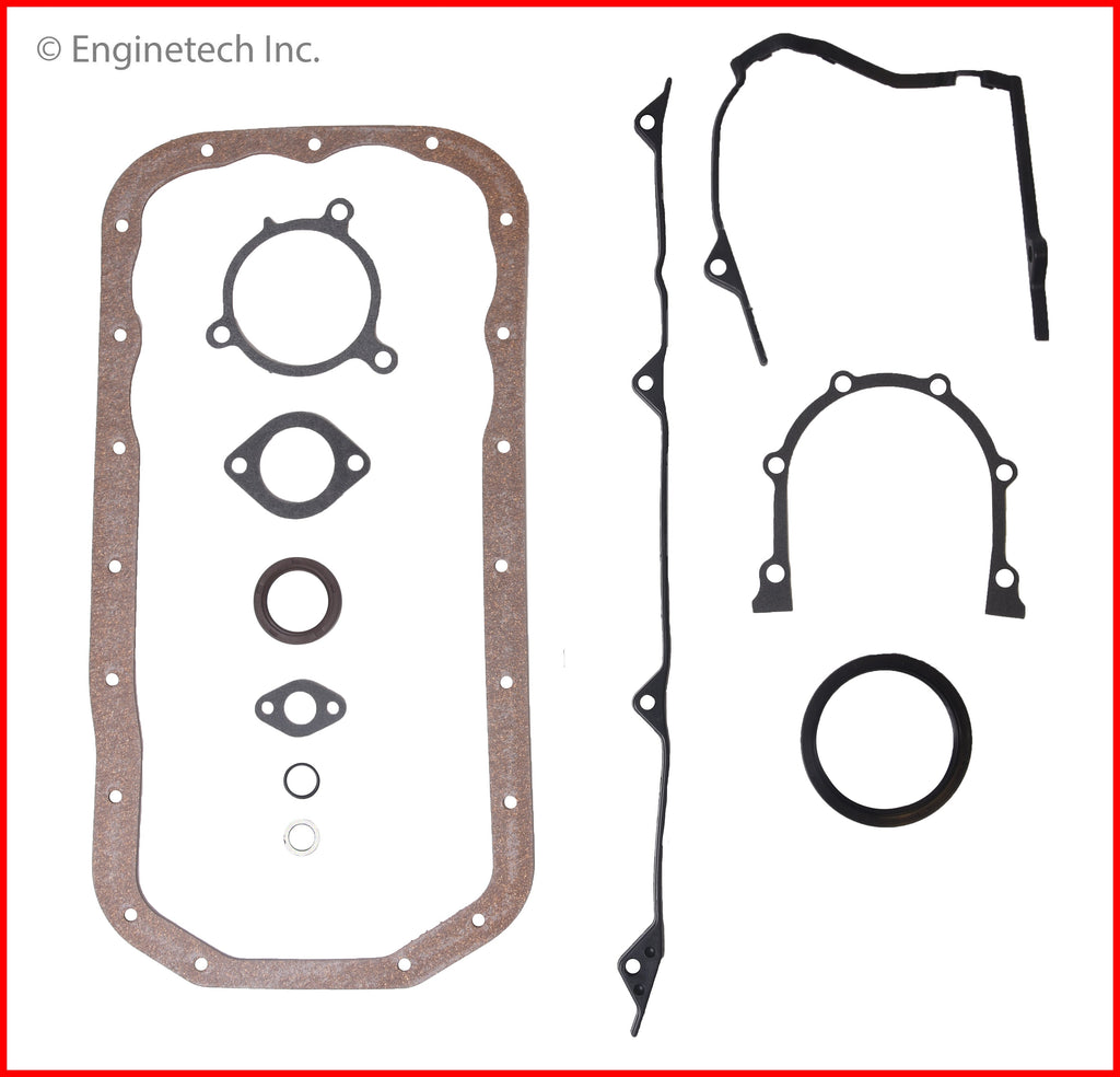 Enginetech MA2.0CS Engine Lower End Gasket Set for Mazda Cars and Trucks