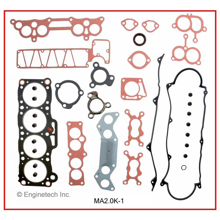 Enginetech MA2.0K-1 Engine Full Gasket Set for Mazda 626 (1983-1987)