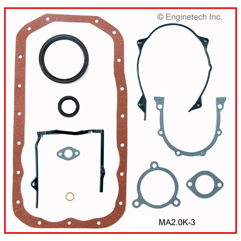 Enginetech MA2.0K-3 Engine Full Gasket Set for Mazda B2000 (1986-1987)