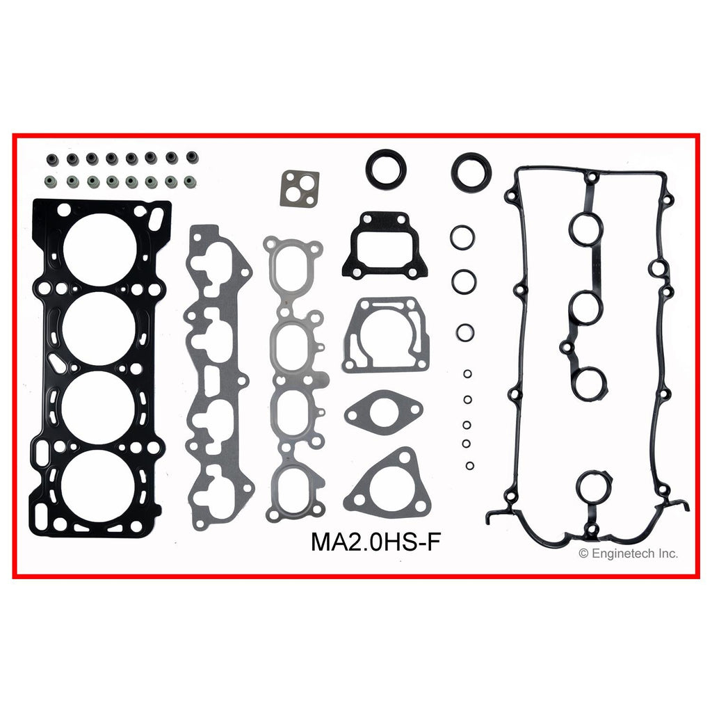 Enginetech MA2.0K-4 Engine Full Gasket Set for Mazda 626 and Ford Probe