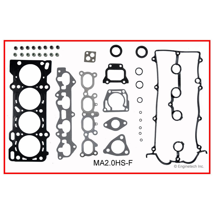 Enginetech MA2.0K-4 Engine Full Gasket Set for Mazda 626 and Ford Probe