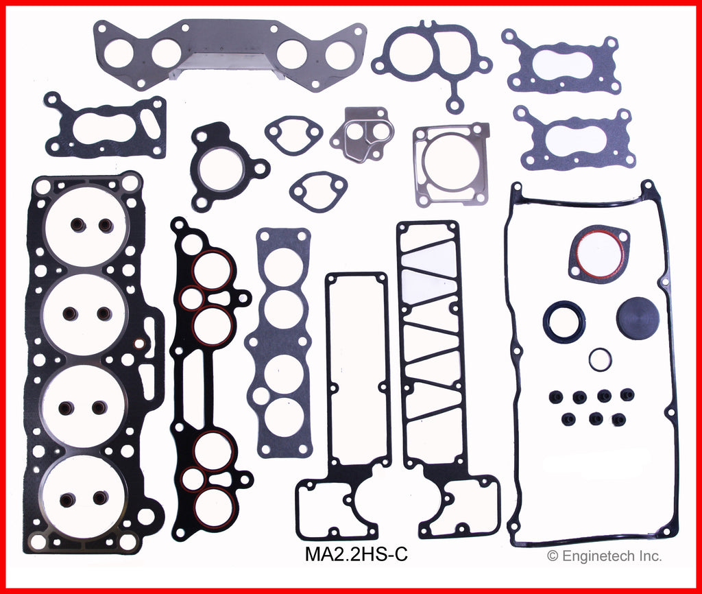 Enginetech MA2.2HS-C Engine Cylinder Head Gasket Set for Mazda B2200
