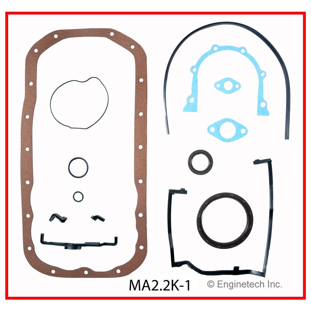 Enginetech MA2.2K-1 Engine Full Gasket Set for Mazda and Ford Vehicles