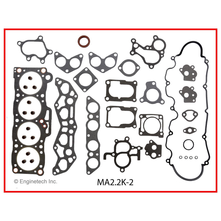 Enginetech MA2.2K-2 Engine Full Gasket Set for Mazda and Ford Vehicles