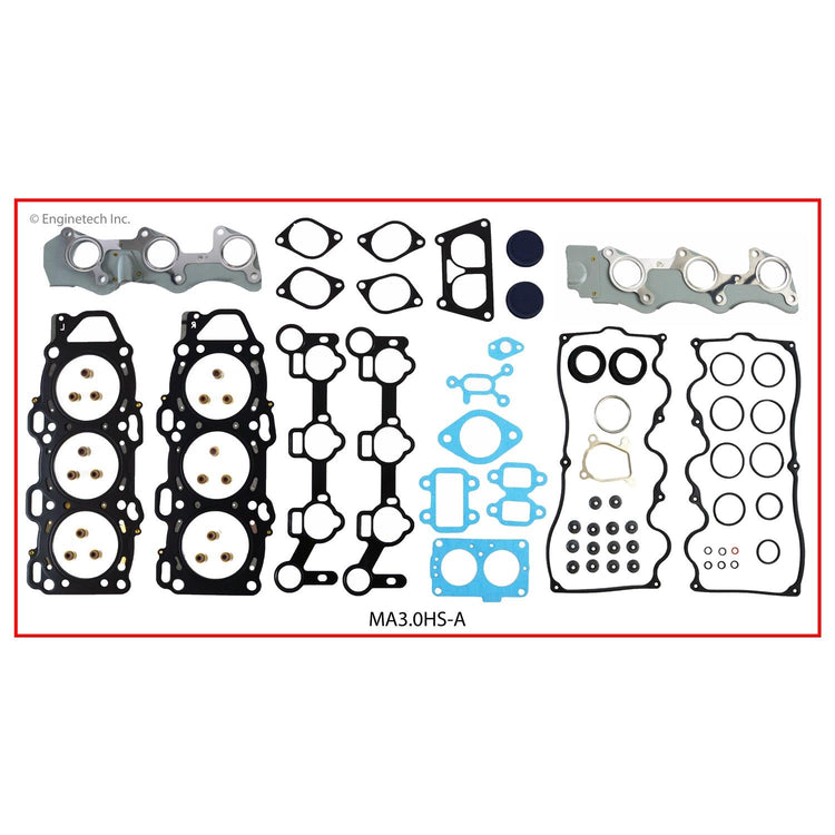 Enginetech MA3.0HS-A Engine Cylinder Head Gasket Set for Mazda MPV (1989-1998)