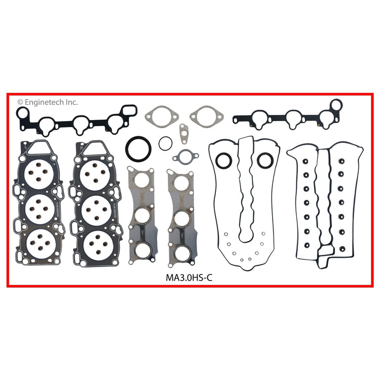 Enginetech MA3.0HS-C Engine Cylinder Head Gasket Set for Mazda 929 (1992-1995)