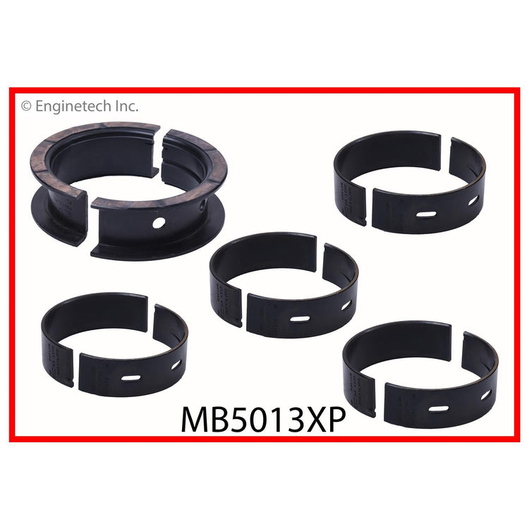 Enginetech MB5013XP020 High Performance Engine Full Crankshaft Main Bearing Set