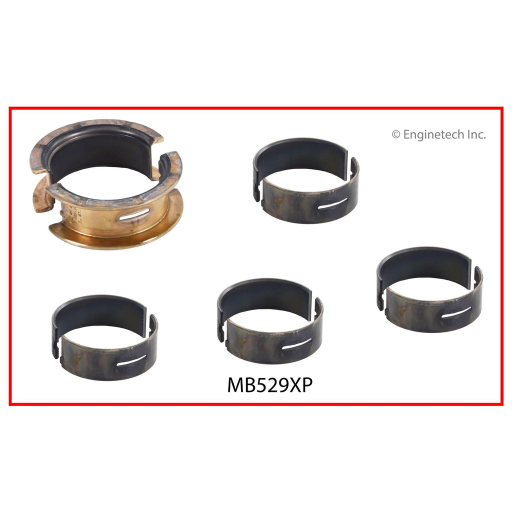 Enginetech MB529XPSTDX High Performance Engine Full Crankshaft Main Bearing Set