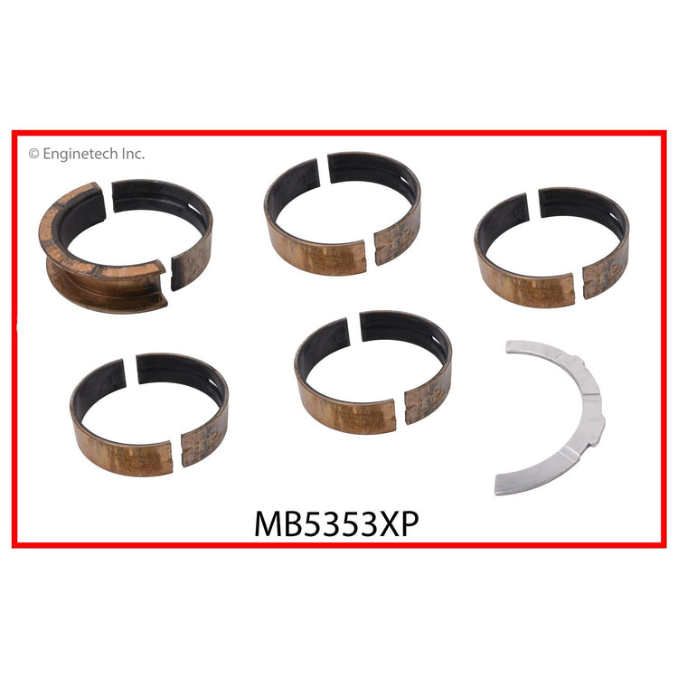 Enginetech MB5353XPSTD High Performance Engine Full Crankshaft Main Bearing Set