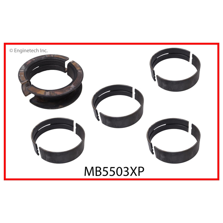 Enginetech MB5503XP010 High Performance Engine Full Crankshaft Main Bearing Set