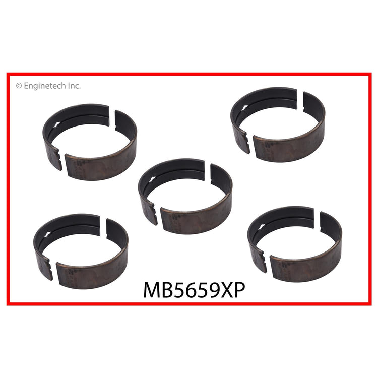 Enginetech MB5659XP0.25 High Performance Engine Full Crankshaft Main Bearing Set for Dodge Ram and Durango