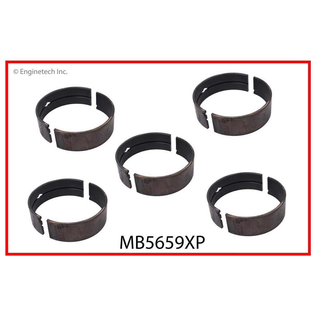 Enginetech MB5659XPSTD High Performance Engine Full Crankshaft Main Bearing Set for Dodge and Ram (2012-2014)