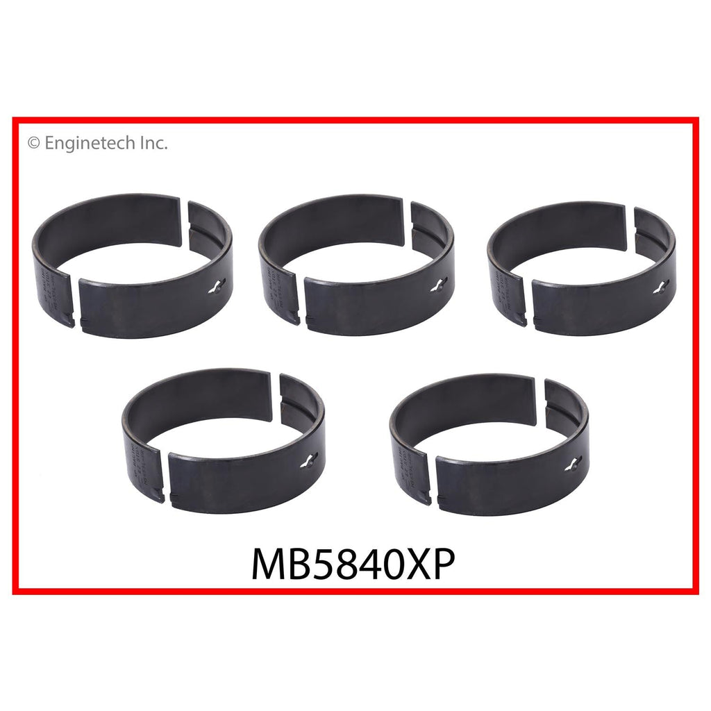 Enginetech MB5840XPSTDX High Performance Engine Full Crankshaft Main Bearing Set for Dodge Ram and Durango