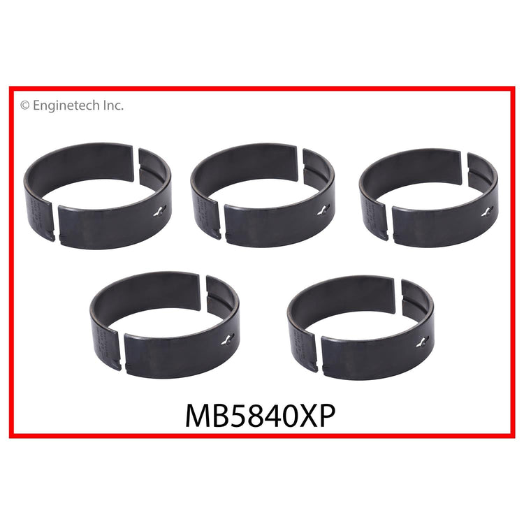 Enginetech MB5840XPSTDX High Performance Engine Full Crankshaft Main Bearing Set for Dodge Ram and Durango