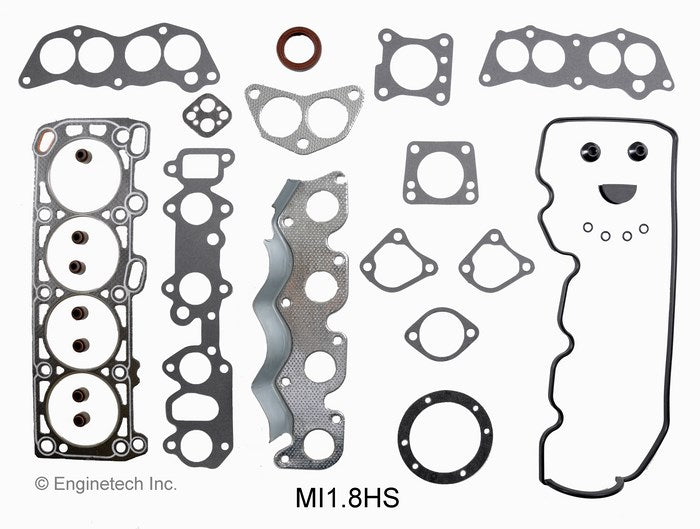 Enginetech MI1.8HS Engine Cylinder Head Gasket Set for Mitsubishi and Plymouth Laser